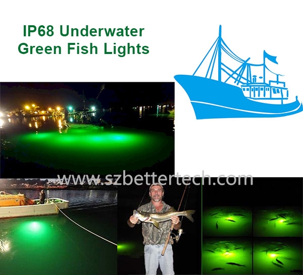 Green 800W LED Underwater Fishing Light- led fishing light attractor,underwater  fishing lamp,gathering fish light,Shenzhen better technology co.,Ltd