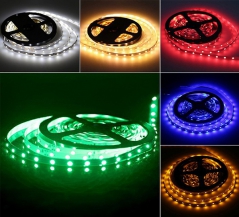 Non Waterproof Flexible 5 Meters Warm White SMD 3528 30 LED 12V LED Light Strip